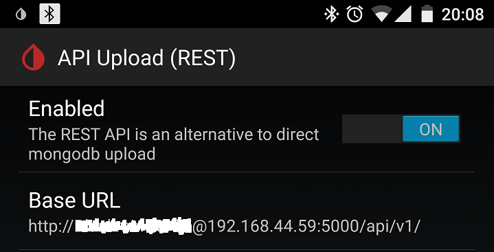 REST API Upload setting